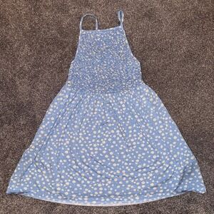 Zara Kids Blue & White Floral‎ Dress - Size 8